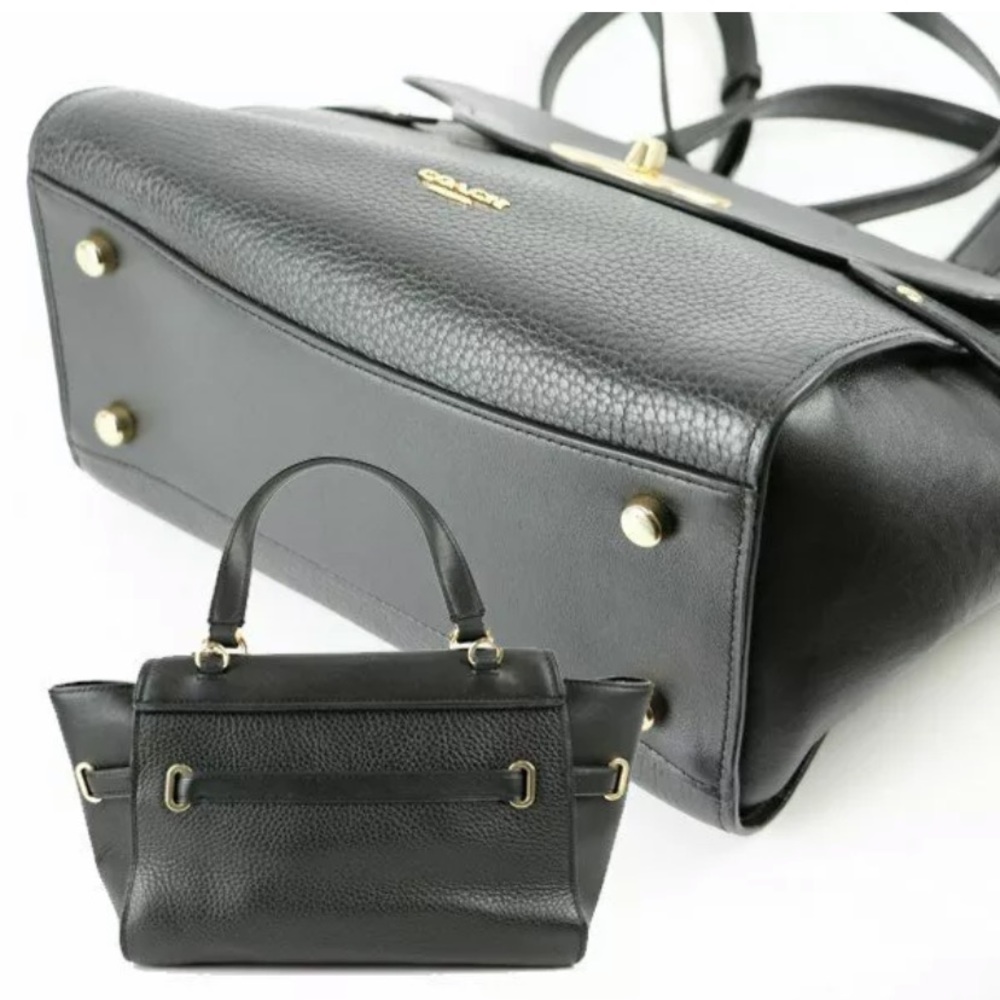 Authentic Coach pebbled leather Satchel/Crosby 🥀 - Picture 7 of 8